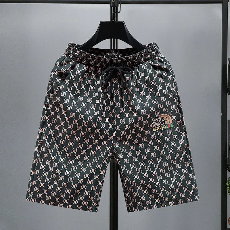 The North Face GG Print Shorts TNF x Gucci Logo Patch