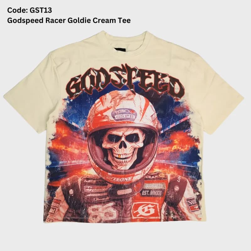 Godspeed Racer Goldie Tee Cream