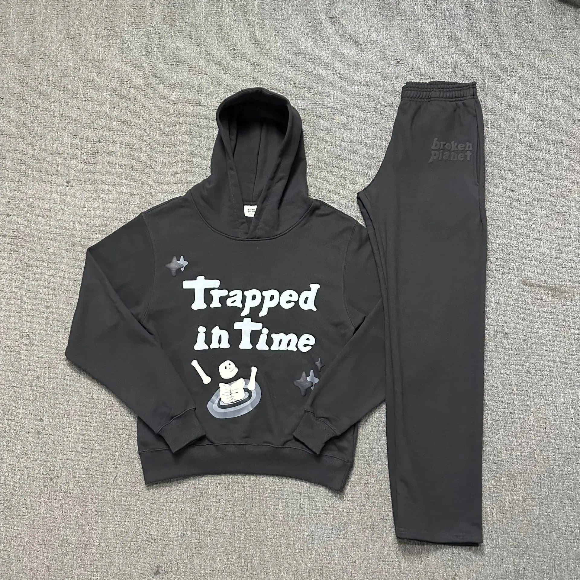Broken Planet Hoodie and Joggers Set Trapped in Time