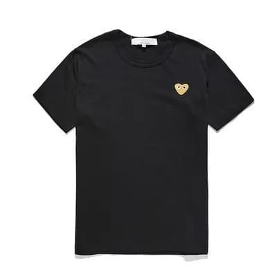 Comme des Garçons Heart Logo T-Shirt Gold Heart