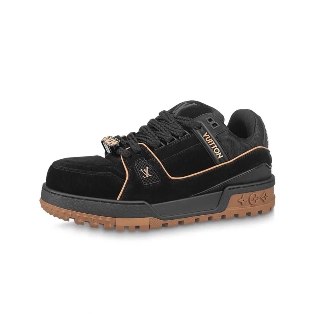 Louis Vuitton LV Trainer Monogram — A+版 1v 黑生胶胖丁
