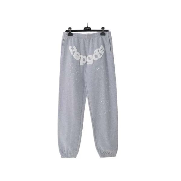 Sp5der Hoodie Spider Web — 浅绿色 186-2 浅灰