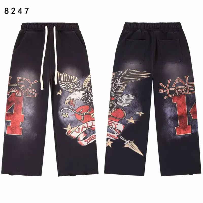 Gallery Dept. Zip-Up Hoodie Skull Print Washed — 8247黑色
