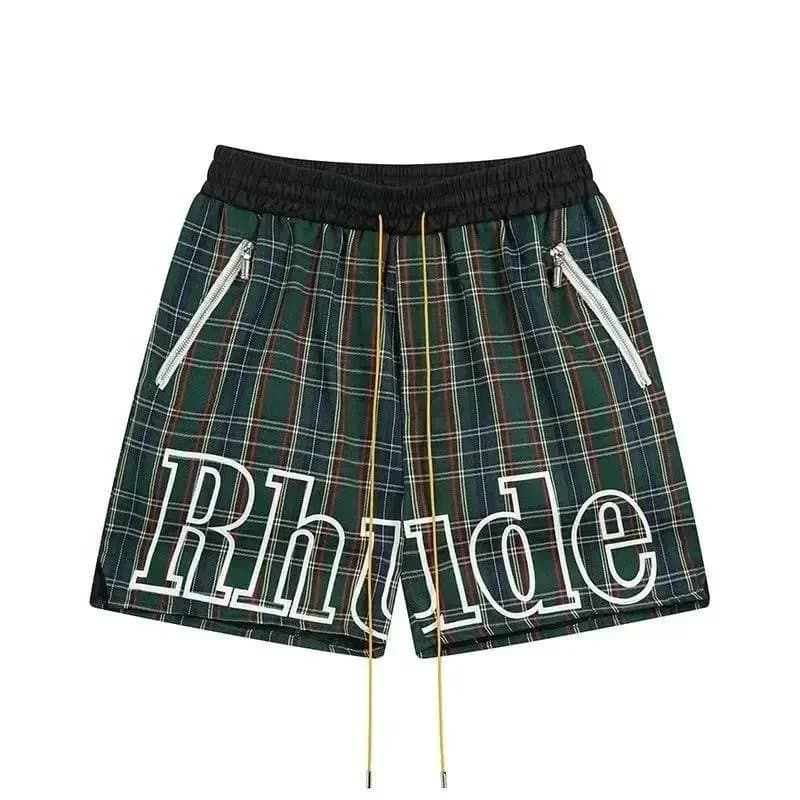 Off-White Logo-Print Shorts Iridescent Logo — 27