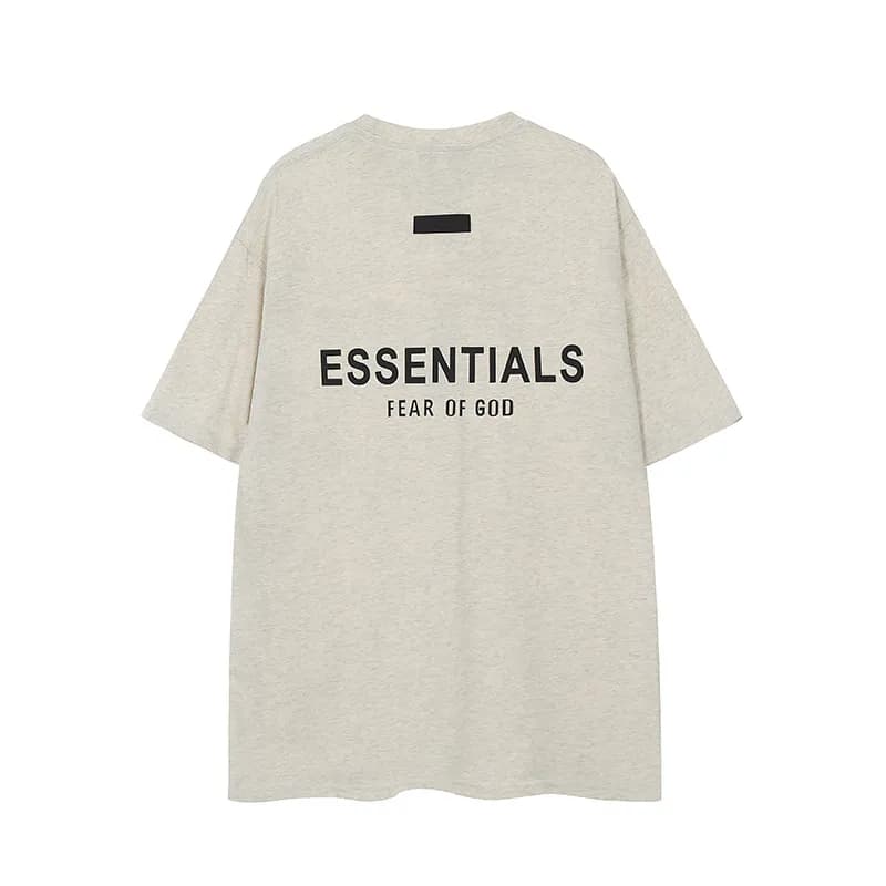 Fear of God Essentials T-Shirt & Shorts Set Essentials Logo — 2526短袖白灰