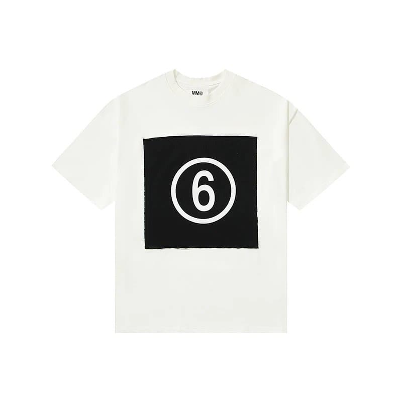 Maison Margiela Numbered Logo Tee Numeric Print — 44