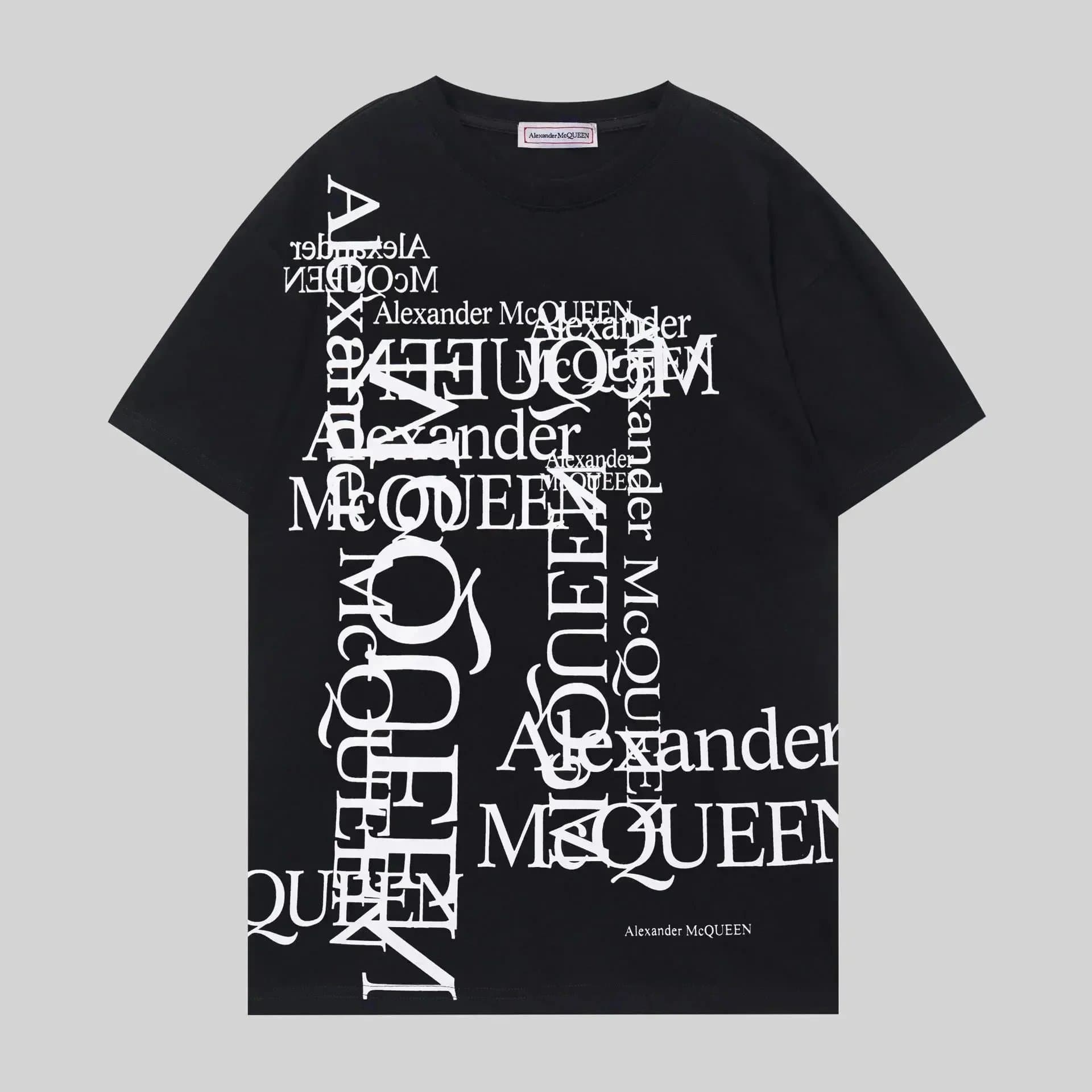 Alexander McQueen Skull Graphic Tee Arch Logo — G1118黑