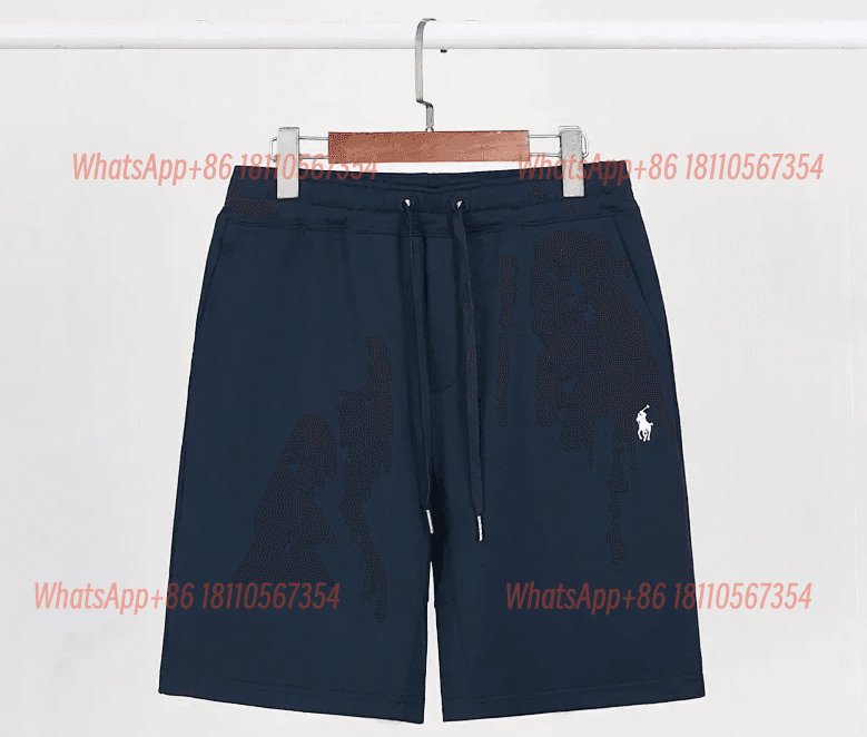 Fear of God Essentials Logo Shorts Black — Ralph Lauren-藏青色白标