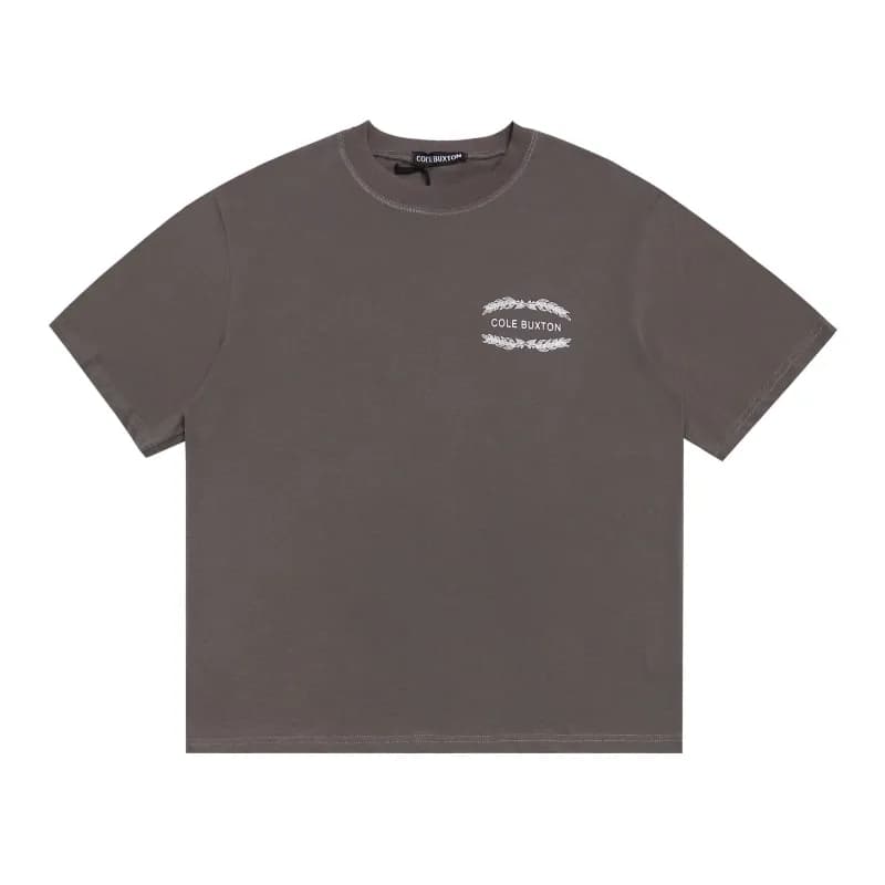 Logo Tee Cole Buxton Script — CB623咖啡色短袖