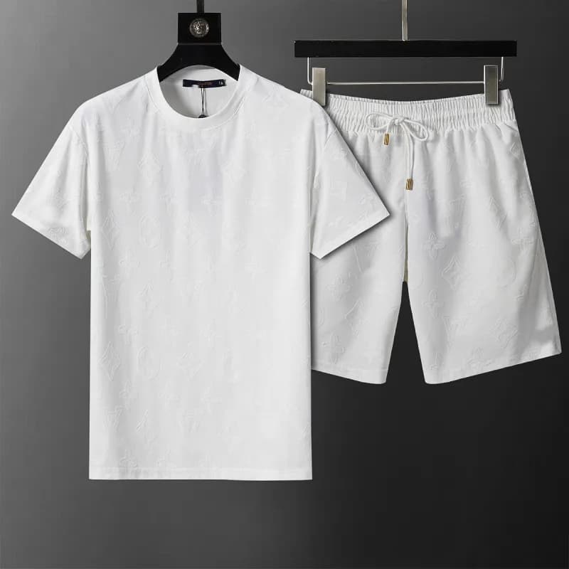 Versace Logo-Print Set Monogram Jacquard — 6608白色