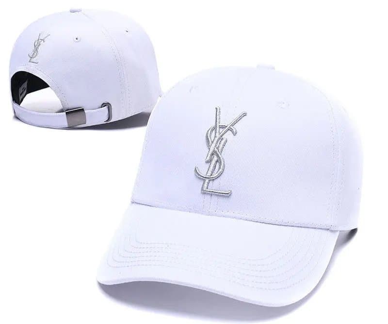 Saint Laurent Baseball Cap Monogram Embroidery