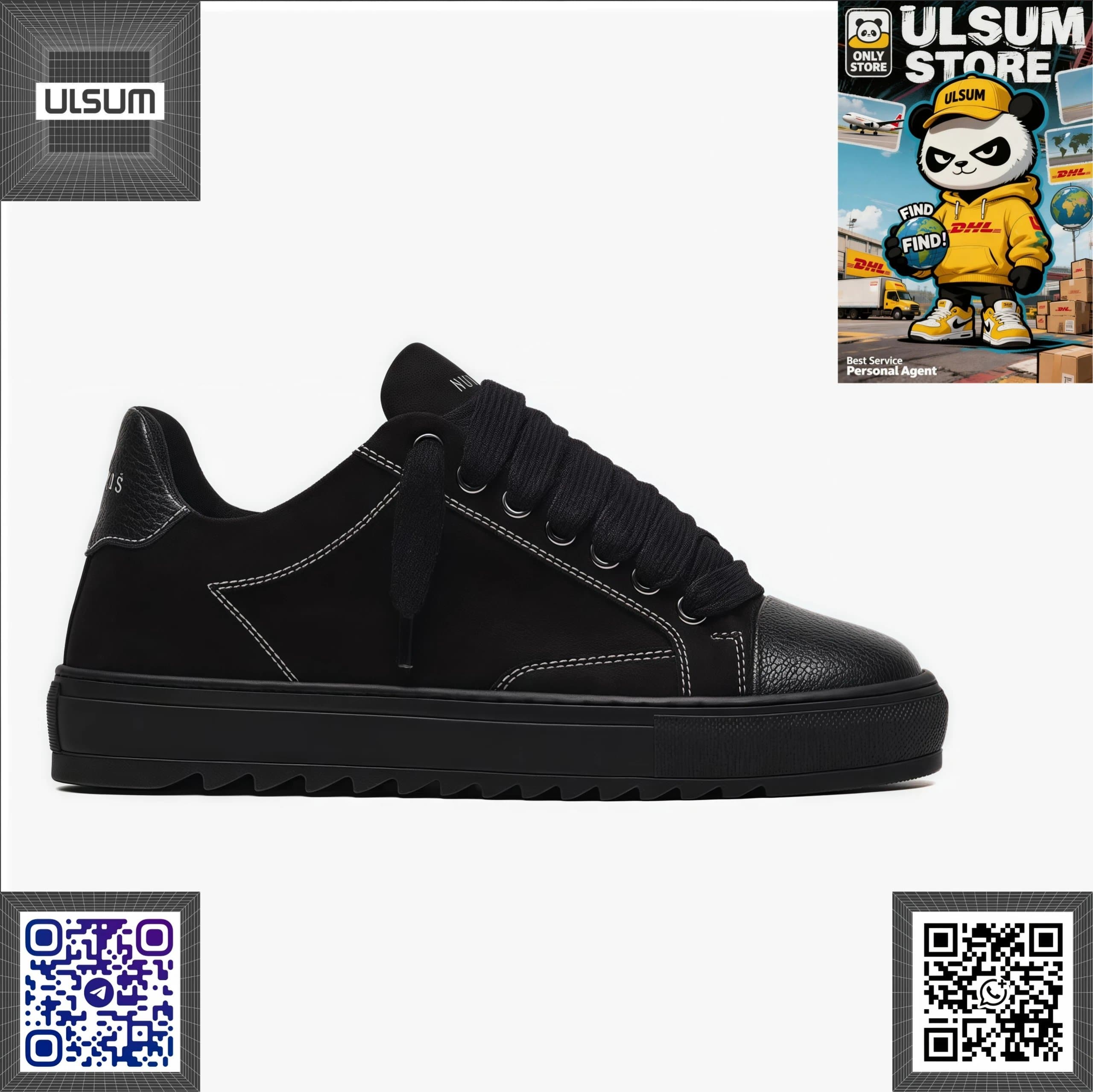 Numeris Atelier Low Sneaker Monochrome