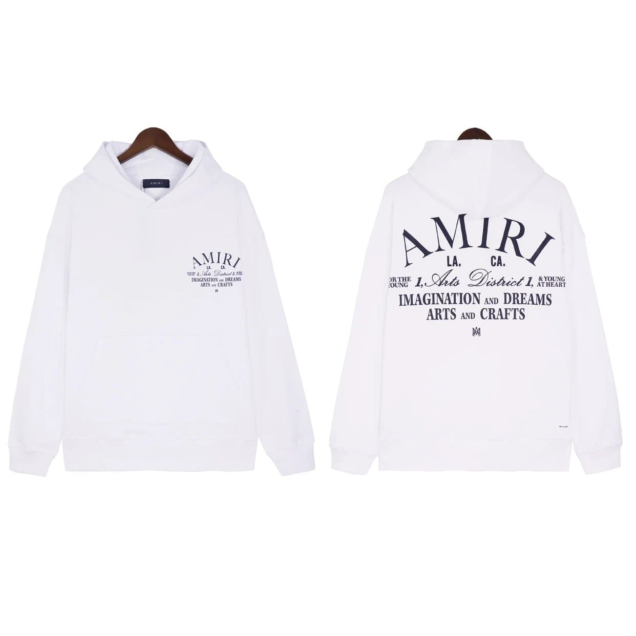 Amiri Hooded Sweatshirt Imagination and Dreams Print