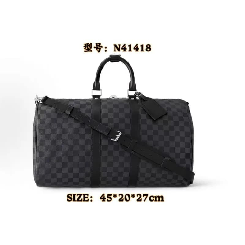 Louis Vuitton Keepall 50 Damier Graphite