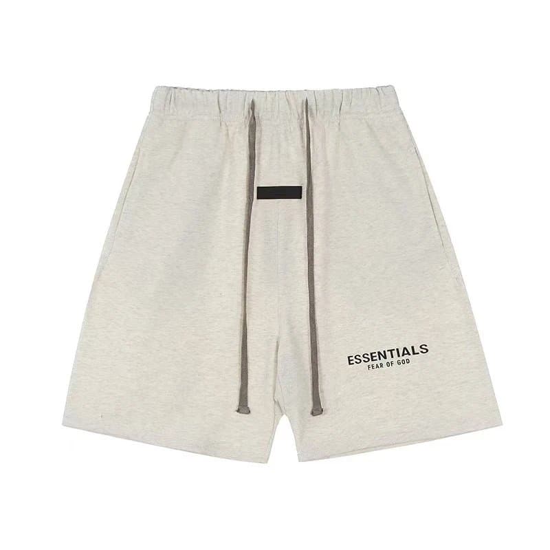 Fear of God Essentials Essentials Set Heather Grey — 2526  短裤 白灰色