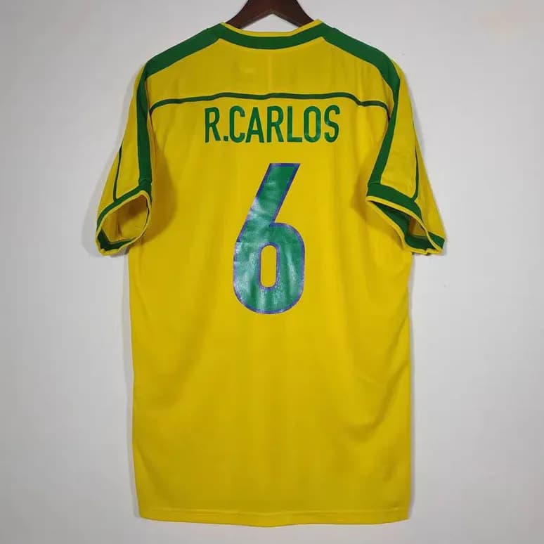 Nike Brazil National Team Jersey R. Carlos #6