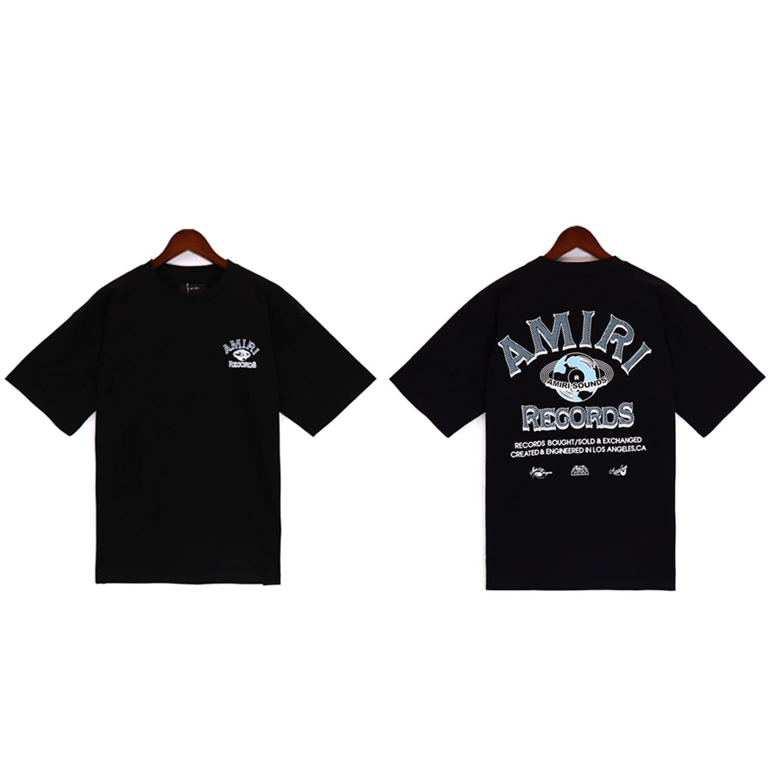 Amiri Graphic Tee 22 Baroque Print — 2180 黑