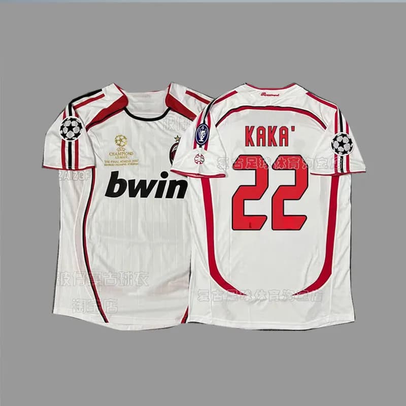 AC Milan 2006-07 Champions League Final Jersey Kaka #22