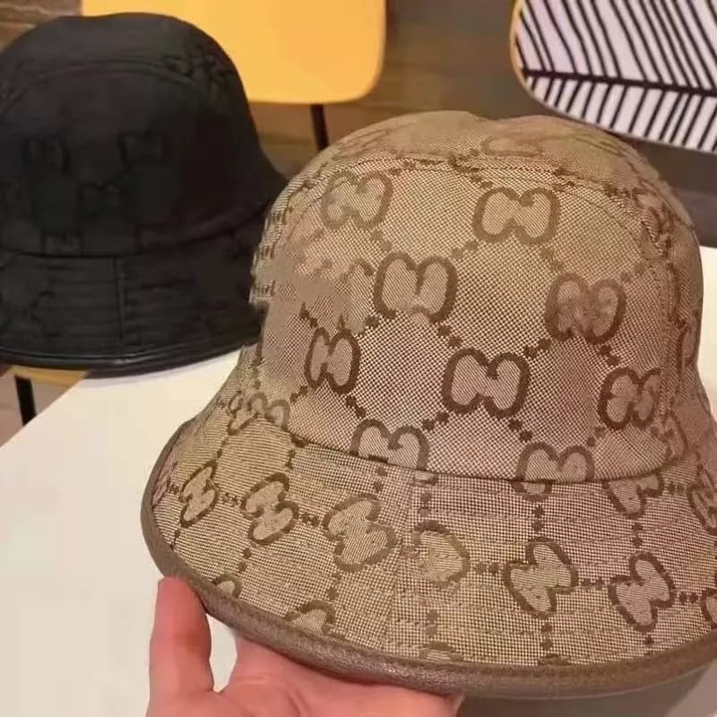 Gucci Baseball Cap GG Monogram — G印渔夫帽卡其色
