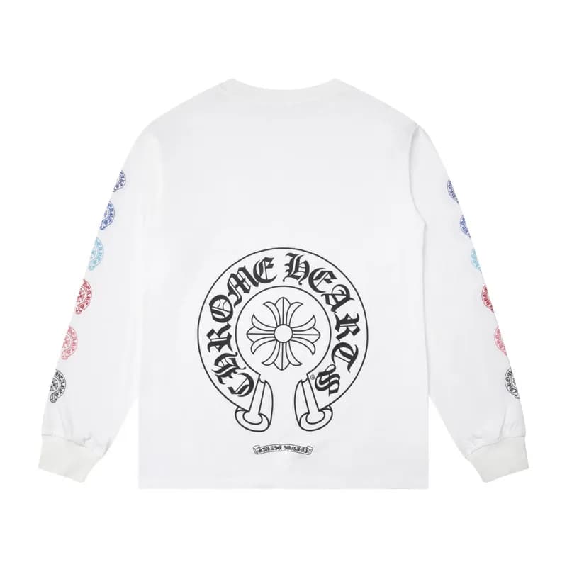 Chrome Hearts Long Sleeve Tee Stay Fast Graphic — 8009白