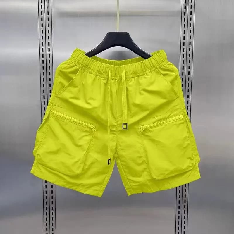 Stone Island Cargo Shorts Neon Yellow