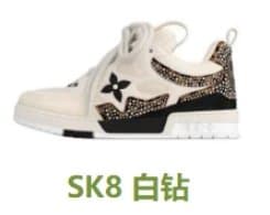 Louis Vuitton LV Trainer Monogram Canvas — X1版 SK8白钻
