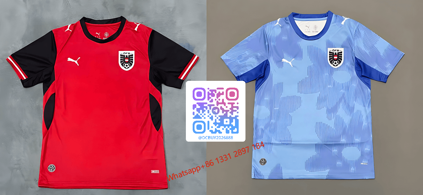 Puma Austria National Team Jersey Home and Away
