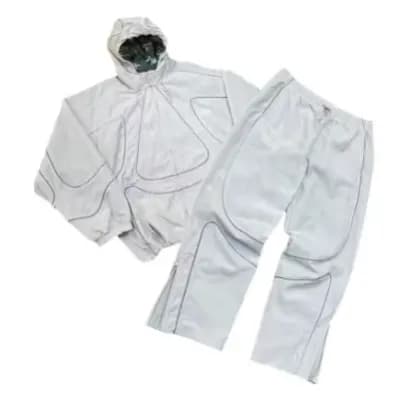 C.P. Company Goggle Jacket White with Black Stitching — 白灰色套装（送链子）