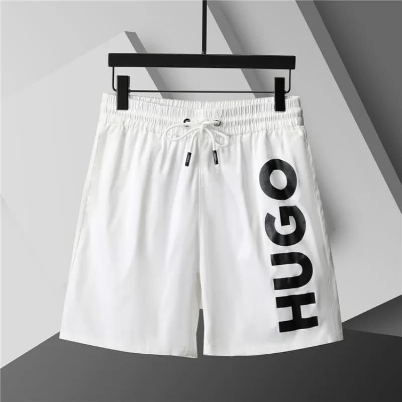 Hugo Boss Track Shorts Side Stripe — 3780白色