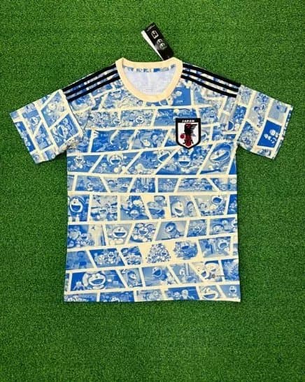 Adidas Japan National Team Jersey Doraemon Comic Print