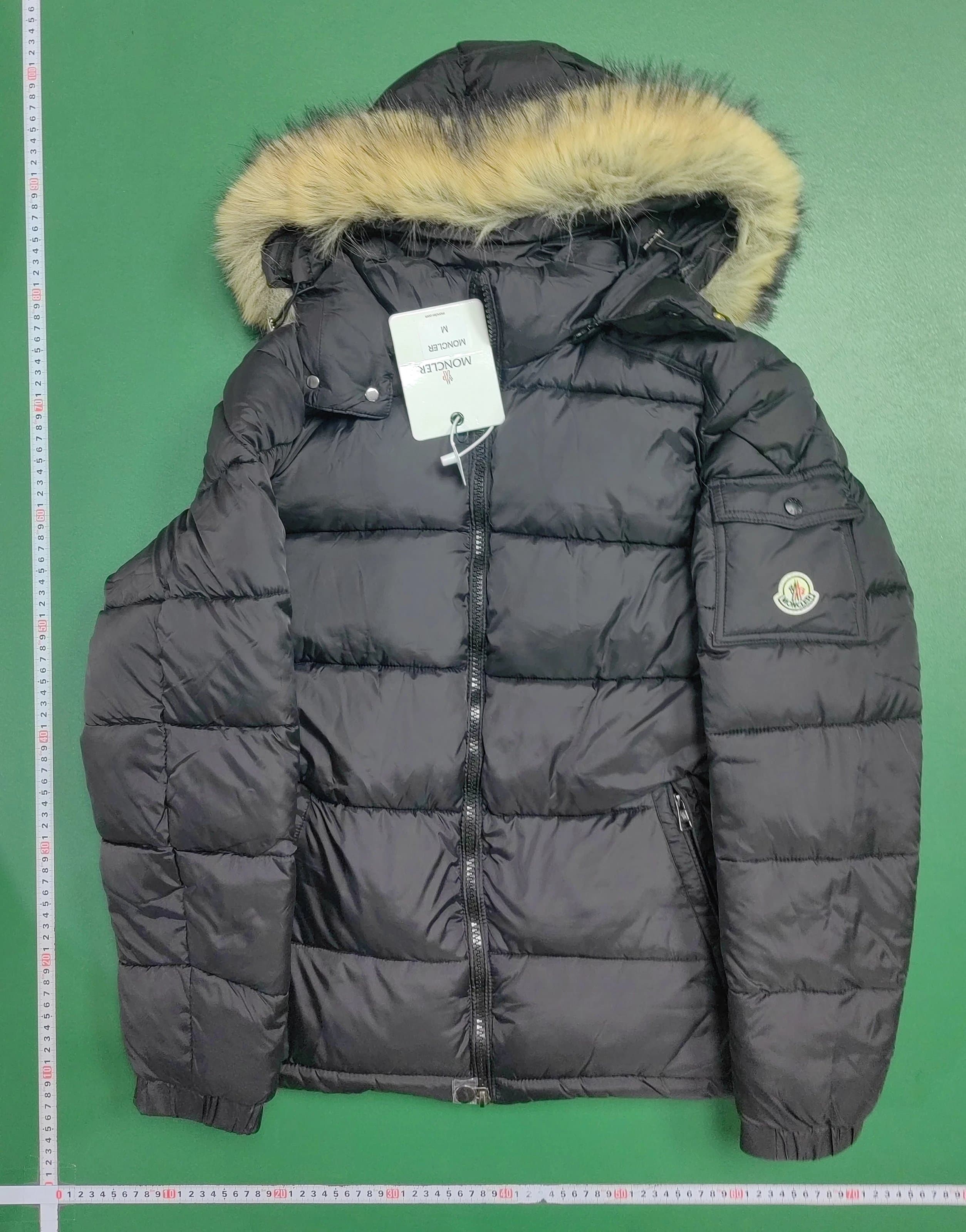 Moncler Puffer Jacket Classic Quilted with Fur Trim