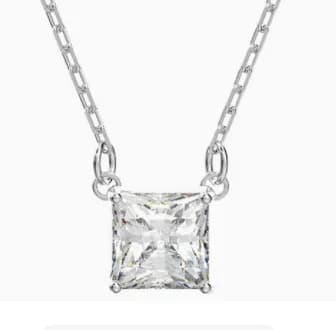 Tiffany & Co. Square Pendant Princess Cut Diamond