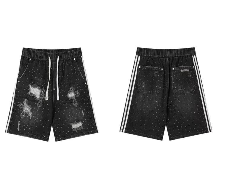 Chrome Hearts Straight Fit Jeans Cross Patch — 519【黑色】