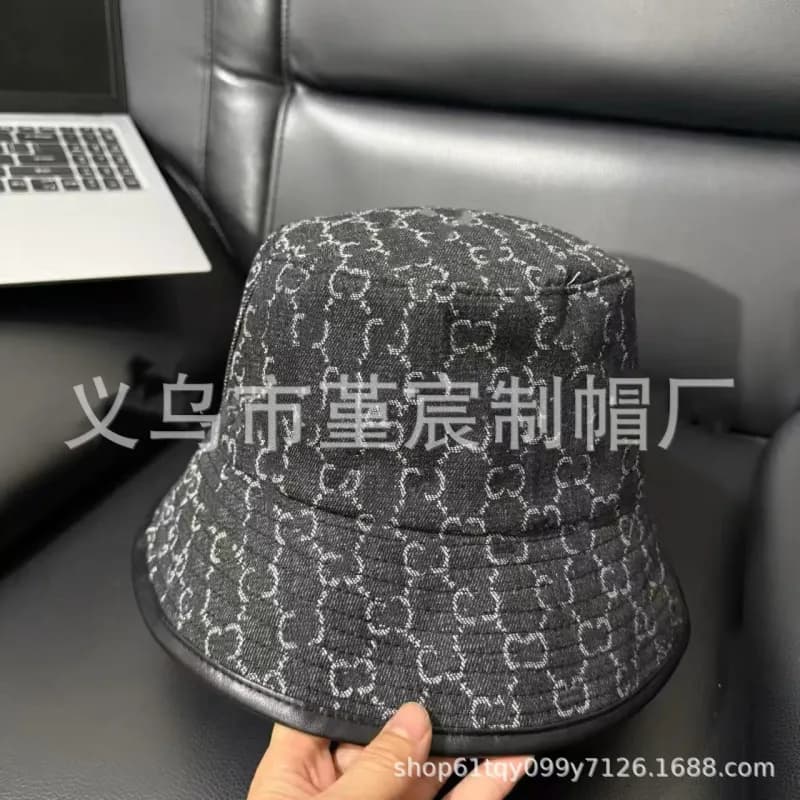 Gucci Baseball Cap GG Monogram — 包边渔夫黑色