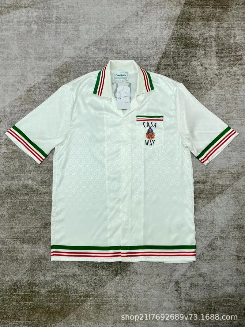 Casablanca Casa Way Shirt Italian Stripe