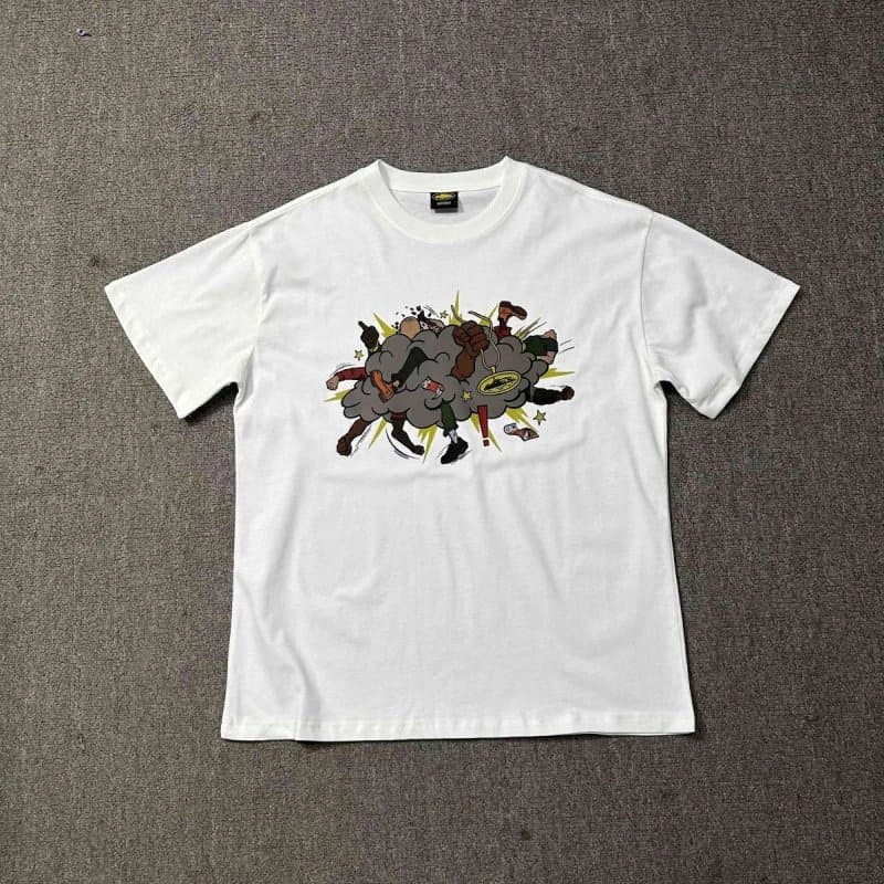 Supreme Graphic Tee Explosion Print — 3199 白色