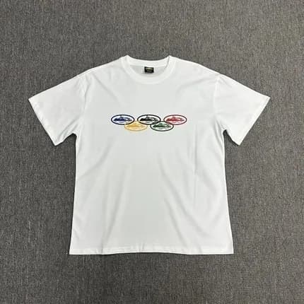 Graphic Tee Corteiz Script — 白色  棉t