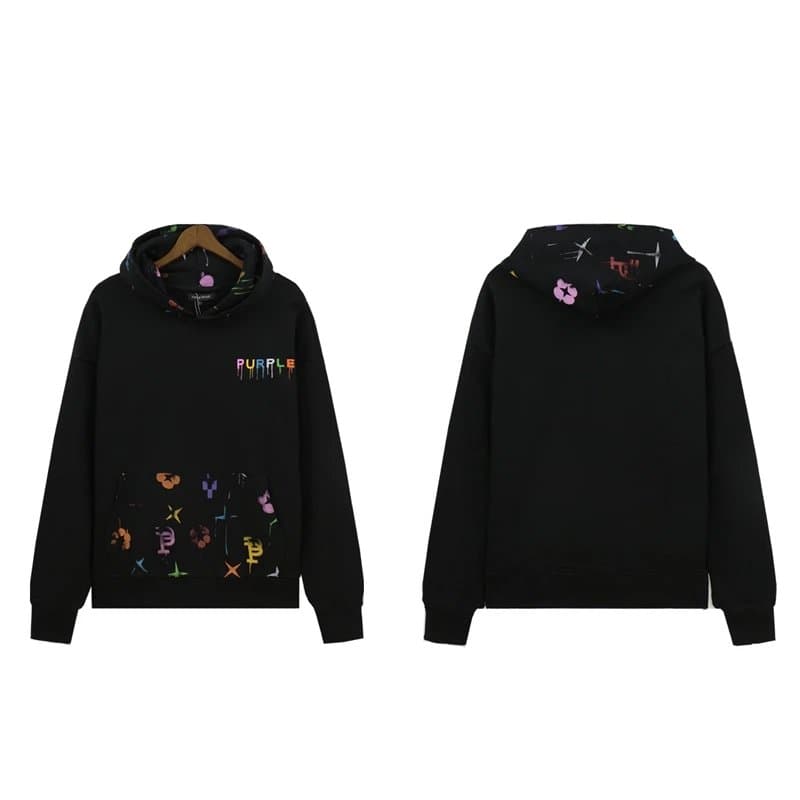 Palm Angels Hooded Sweatshirt Multi-Print