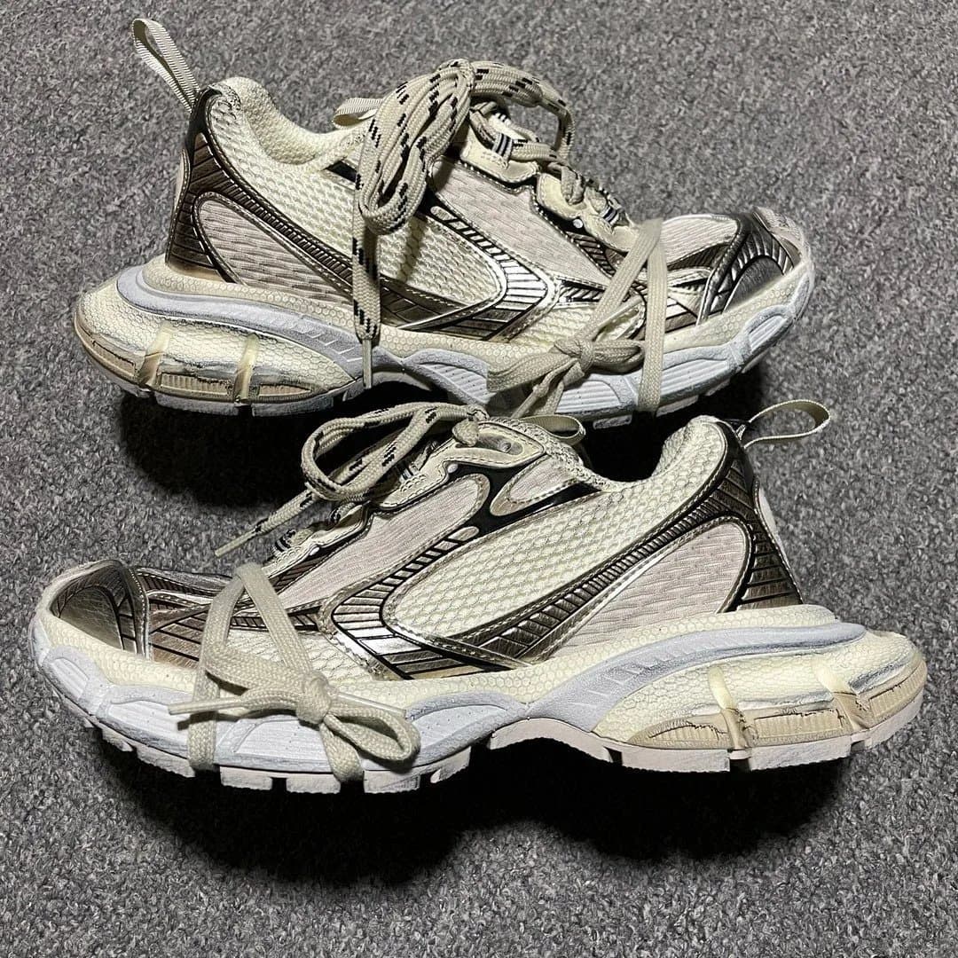 Balenciaga Triple S Beige Mesh