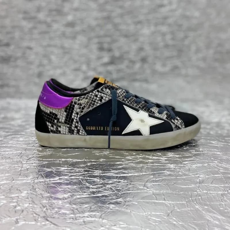 Golden Goose Superstar Snake Print