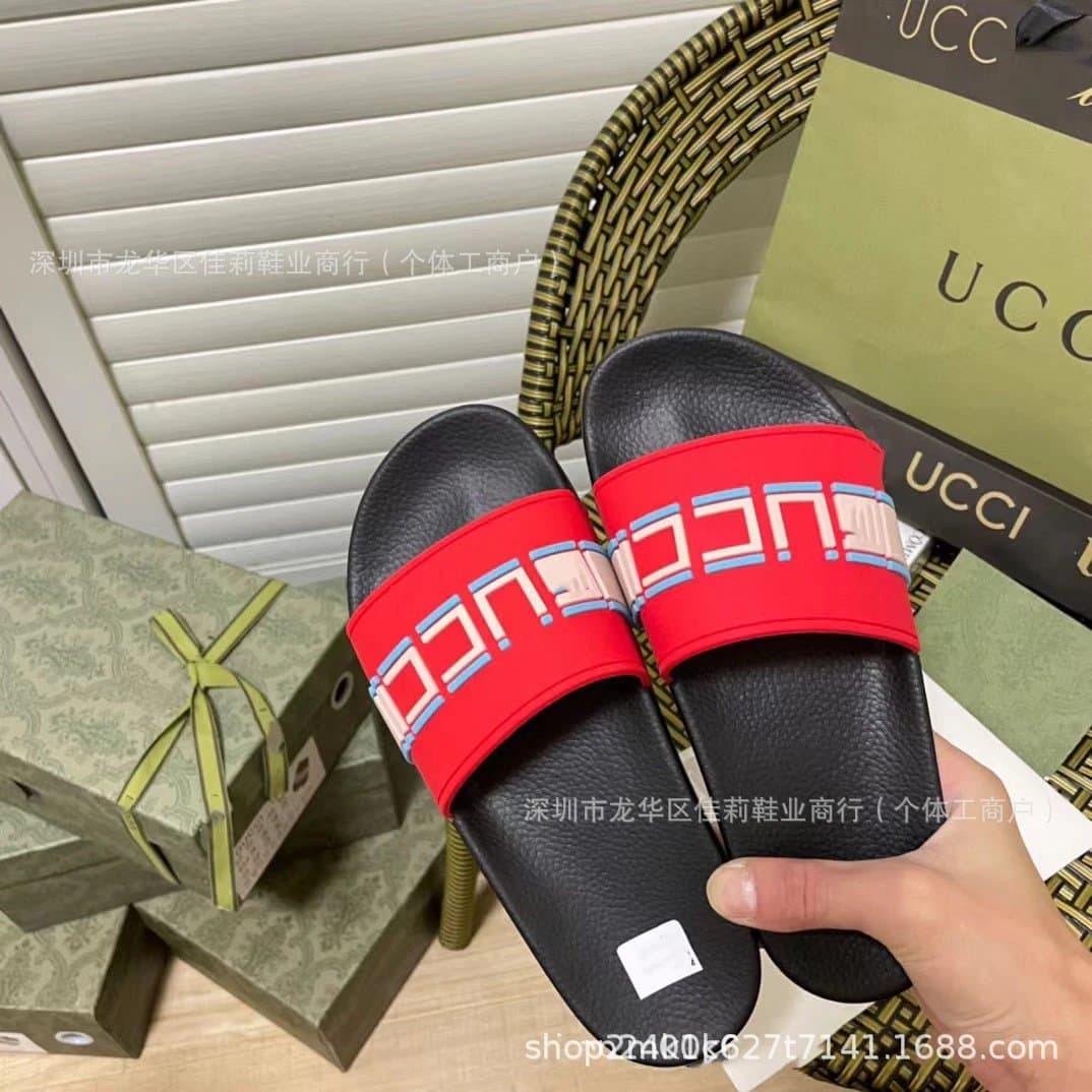 Gucci Slide Sandal GG Web Strap