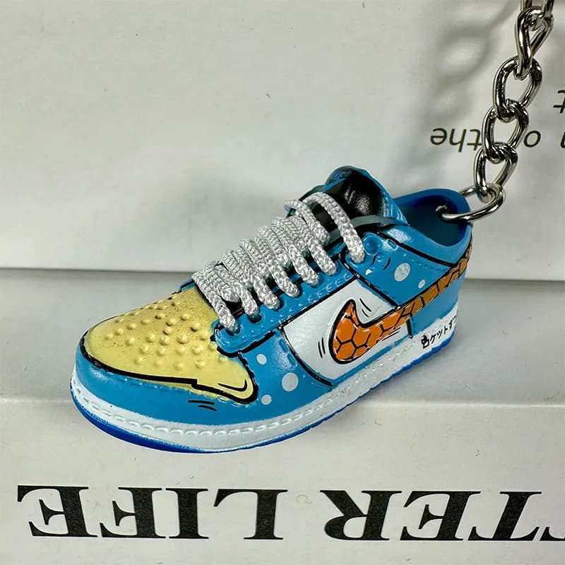 Cactus Plant Flea Market Sneaker Keychain Blue Lightning — 45. Jenny Turtle