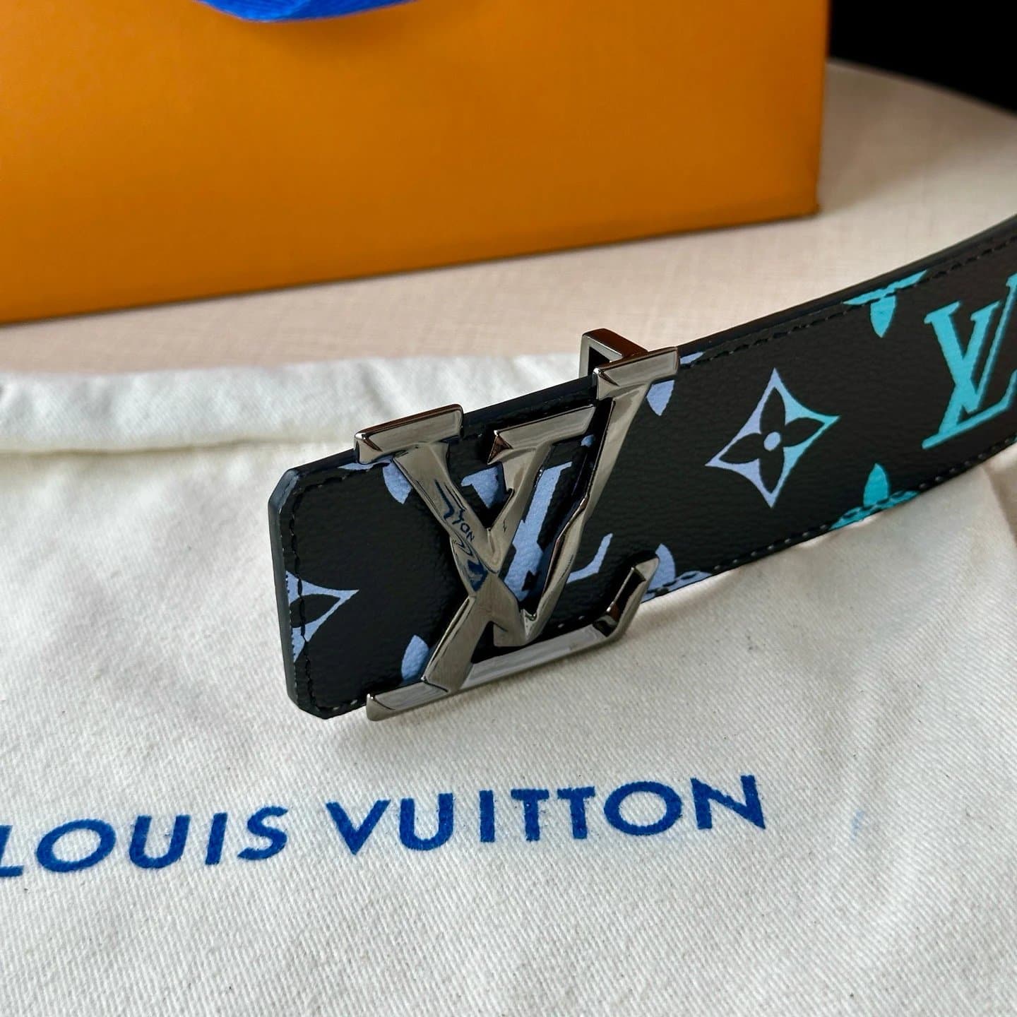 Louis Vuitton LV Initiales Belt Monogram Eclipse