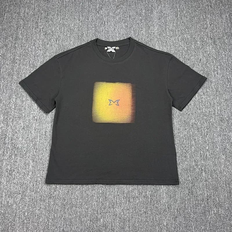 Sp5der Mesh Tee Logo Print — 219碳灰