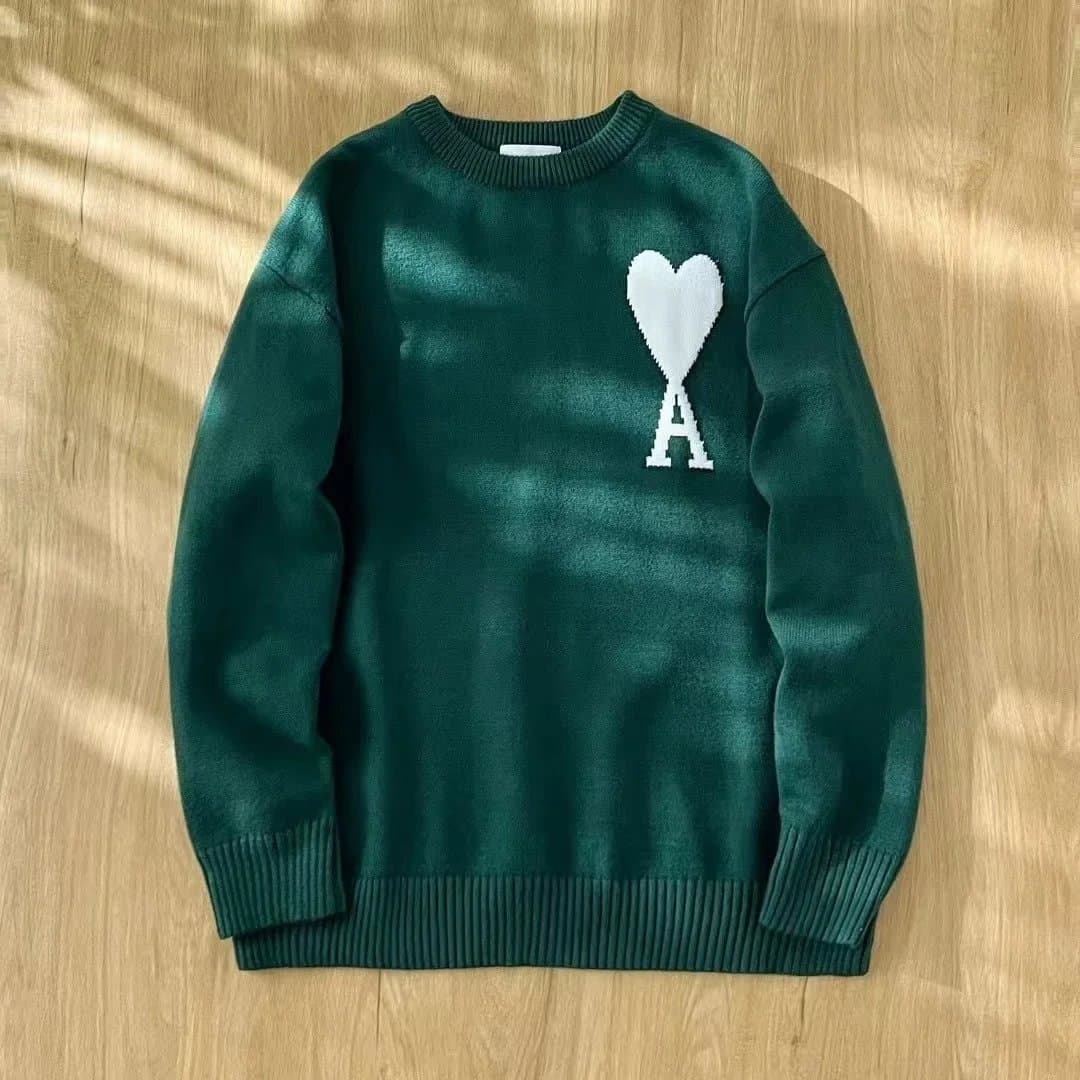 Amiri Knit Sweater Heart Logo
