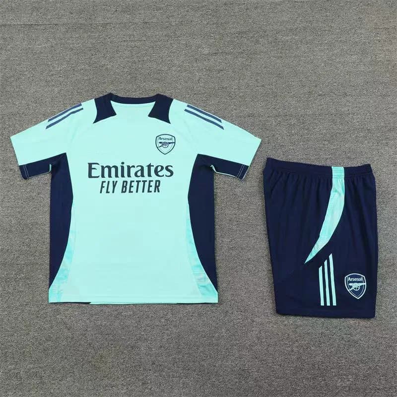 Adidas Real Madrid Training Set Dark Grey with Lime Accents — 2425阿森纳胡兰色