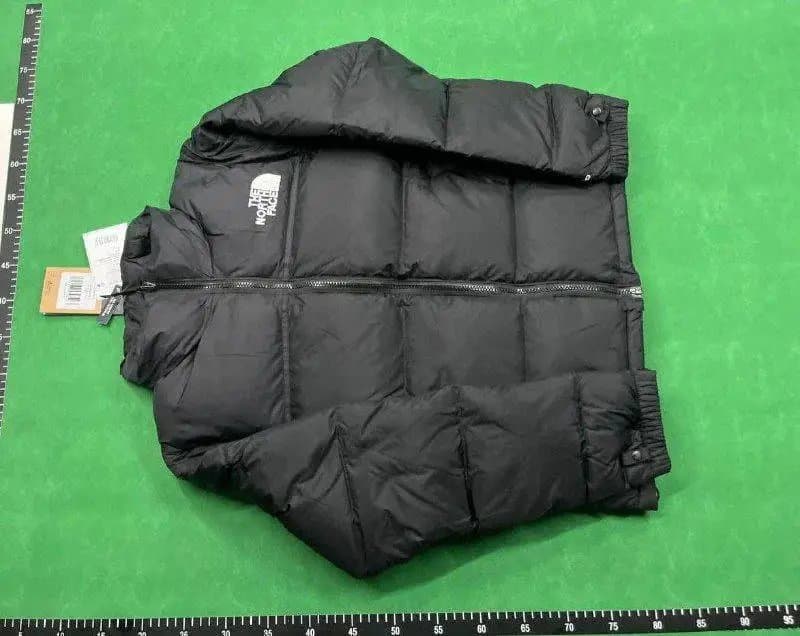 Moncler Puffer Jacket Logo Sleeve — 北面 黑