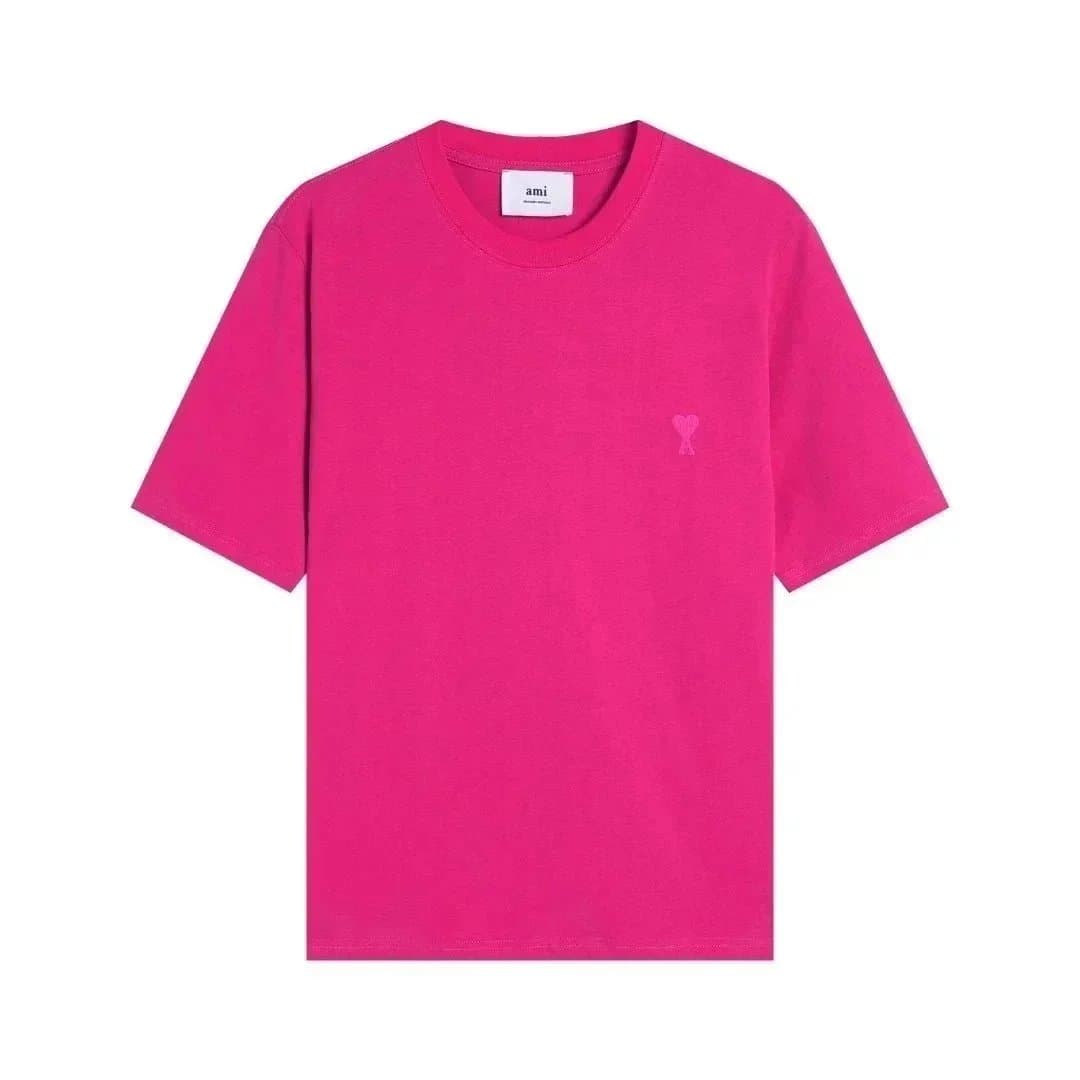 AMI Paris Classic T-Shirt Solid White — 010120024