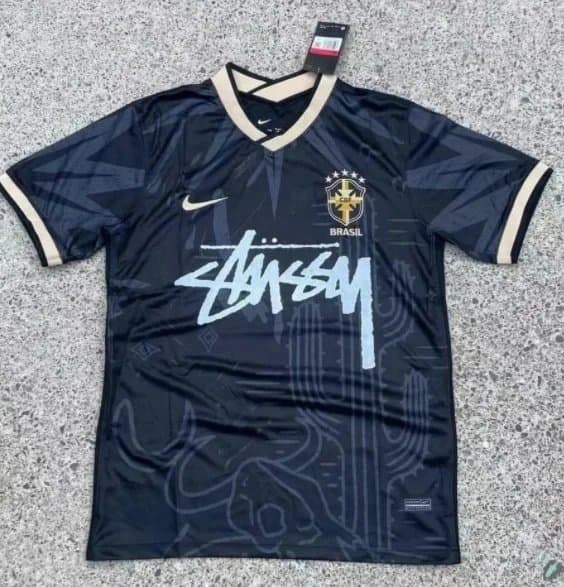 Brazil National Team Jersey Stüssy x Nike Collaboration