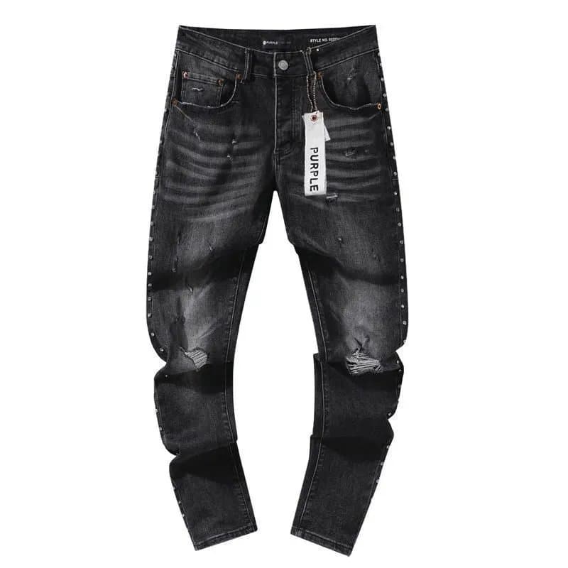 Amiri Distressed Slim Fit Jeans Studded Ripped